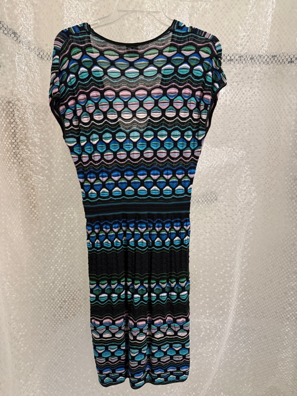 M by Missoni V-Neck Multicolor Knit Dress - Picture 6 of 7